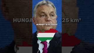 93.025 km²? #shorts #country #hungary