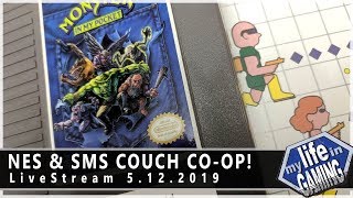 Monster in my Pocekt (NES) & Quartet (Sega Master System) Couch Co-op :: LIVE STREAM