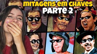 REACT - TOP 10 MELHORES PATADAS E MITAGENS DE CHAVES | #2 - KevinTDFW - Lehh Cruz