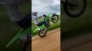 Another longish wheelie #kx250f #wheelie