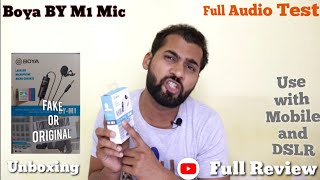 Boya BY M1 | Boya Mic Unboxing | Boya Mic Review Audio Test | Boya Mic Fake or Original