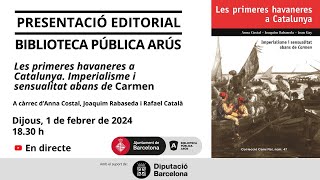 Presentació llibre "Les primeres havaneres a Catalunya. Imperialisme i sensualitat abans de Carmen"