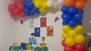 DECORAÇÃO DE ANIVERSÁRIO AMONG US #amongus #aniversario #festa #festainfantil #decoração