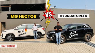 MG Hector Select Pro vs Hyundai Creta SX(O) | Best Feature and Detailed Value Comparison | Car Quest