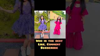 Dance on simple dimple song 📀 | akriti sharma vs myra singh ⏸️ | [#ytshorts #trending #choreography]