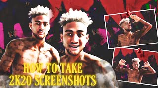 NBA2K20 How To Get Myplayer Screenshot  *Best  Myplayer Screenshot Method *