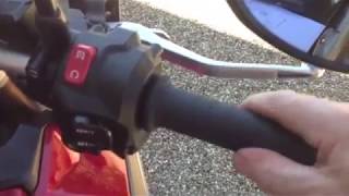 Oversensitive motorcycle ride by wire throttle corrected with damping grease