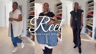 How to Style Denim Vests 3 Ways| Style Tips| TheCassanEdit