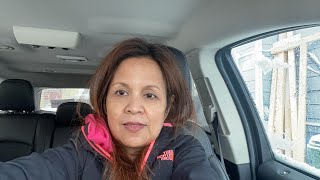 Snowing again! Driving to Sagaya Asian store | Anchorage Alaska