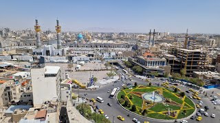 Mashhad - view of the Imam Reza a.s. shrine in the morning