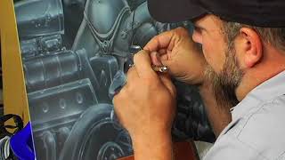 Creating From Within.  Airbrush tutorial.  Part 3