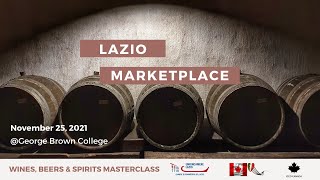 Lazio Marketplace - Wines, Beers and Spirits Masterclass ( Nov 25, 2021)