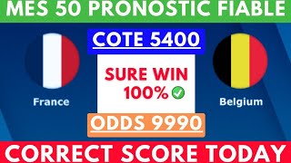 PRONOSTIC FOOT:MES PRONOSTIC FOOTBALL AUJOURD'HUI (football prediction ) CORRECT SCORE|SCORE EXACT