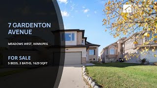 House for Sale | 7 Gardenton Avenue | Meadows West, Winnipeg