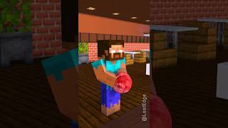 HELP Herobrine Play Bowling (Bones - Imagine Dragons) #herobrine #minecraftshorts #entity #bones