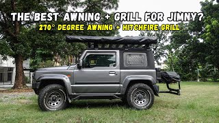 Upgraded the Jimny with a 270 DEGREE AWNING + A GRILL AT THE BACK?!