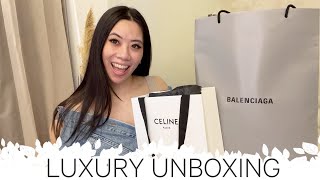 BALENCIAGA  & CELINE LUXURY UNBOXING READY TO WEAR | MY BEST DENIM JACKET | COST PER WEAR | STYLING