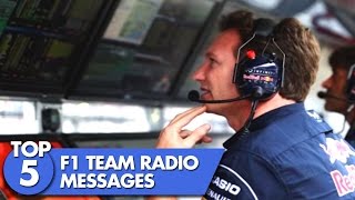 Top 5 F1 Radio Messages