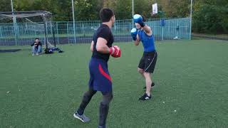 boxing Russian boys