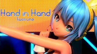 [1080P Full風] Hand in Hand - Hatsune Miku 初音ミク Project DIVA English lyrics Romaji subtitles