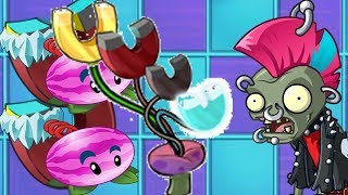 Plants vs Zombies 2 Hack - Magnet-shroom LEVEL 1000 Power-Up! vs All Zomboss | Hoa quả nổi giận 2