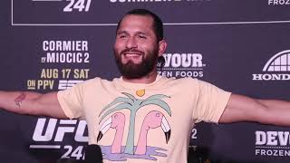 Jorge Masvidal UFC 241 Interview talks next fight Mcgregor/Diaz & Wants biggest payday