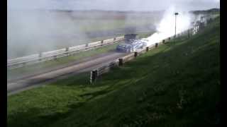 2nd Drift, Pit Lane Burn Outs Castle Combe AJEC Action Day September 2010