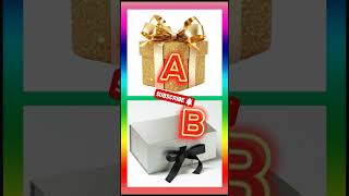 Choose Best Gift Box 🎁 Best For you Gift🖤 #gift #viral #shorts