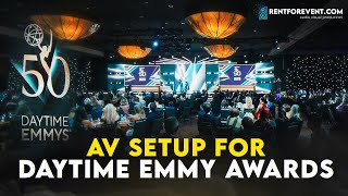 AV Setup for the 50th Daytime Emmys by Rent For Event