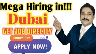 Jobs in Dubai Today 2022| Dubai Job Vacancy | UAE Jobs Today