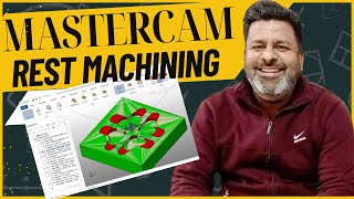 Mastercam 2024 Rest Machining | Rest Machining Mastercam | mastercam में रेस्ट मशीनिंग कैसे करते हैं