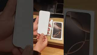 iPhone 16 Pro Max Desert Color Titanium unboxing.(Cor do Deserto)#iphone #iphone16promax