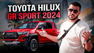 Toyota Hilux GR sport 2.8 diesel 2024 черная на черном | Авто из ОАЭ 🇦🇪