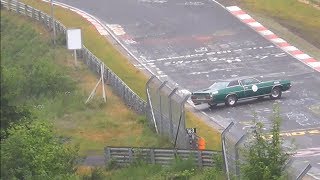 Crash/Unfall Ford Galaxy 500 '72 at Nürburgring Nordschleife 29.6.14