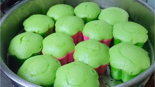 Kue Terkenal Dibuat Versi Kukus Lebih Luembut Kempus-Kempus Ludes Dalam Sekejap || Pukis Kukus