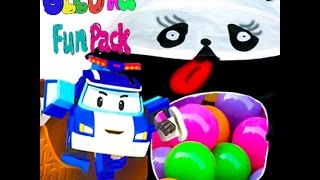 Веселые игры с шариками Кормим панду открываем киндер сюрприз Funny games with balls.