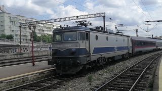 EA1 241 paraseste Gara Bucuresti Nord cu trenul IR 1753