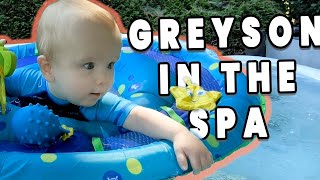 GREYSON ENJOYS THE SPA | 2021