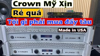 Thanh lý giảm giá shok đẩy crown mỹ xịn made in usa XTI 2000 rẻ ngang đẩy tầu