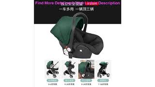 Slide 2020 new baby trolley high landscape 3 in 1 baby stroller double faced children free shipping