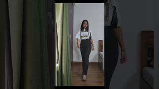 one oversized Tshirt in 3 different ways.#fashion #outfittoday #shorts #shortvideo #outfit #style