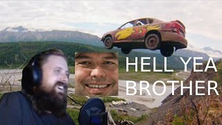 Forsen reacts to Launching Cars off Cliff for July 4th