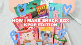 SNACK BOX AESTHETIC GIFT IDEA KPOP EDITON | BIKIN SNACK BOX AESTHETIC - INDONESIA