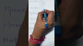 Cyclic amine #nomenclature #amines #cyclic group #chemistry #chemical #iit #iitjee #csirnet #gate