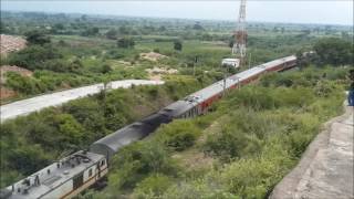 Ac Ap express crossing sandalpur tunnel this time..