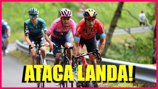 🔥 CARAPAZ, LANDA, y HINDLEY sentencian el giro de Italia hoy (ALMEIDA acecha)