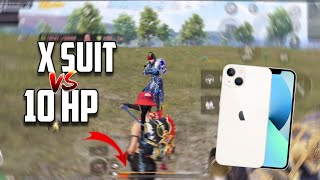 THIS X SUIT PLAYER DELETED GAME AFTER THIS / IPHONE 13 PUBG/BGMI GAMEPLAY