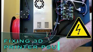 Replacing the Broken Power Supply Unit on the 3D Printer DIY!