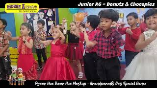 Cherished Moments: Junior KG's Grandparents Day Dance Performance on 70's Melodies @ Kidzee Aksharam