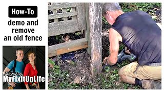 How to Demo and Remove a Split-Rail Fence Like a Pro